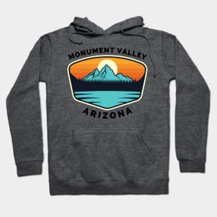 Monument Valley Ski Snowboard Mountain Arizona Monument - Monument Valley Arizona - Travel Hoodie